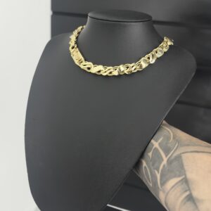 Cordão Friso S vazado - 13mm / Feminino
