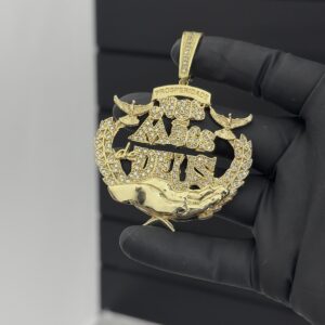 Pingente Nas mãos de Deus (GG)