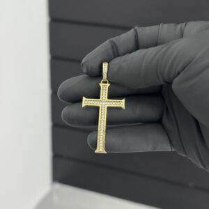 Pingente Cruz diamantada