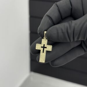 Pingente cruz pai nosso