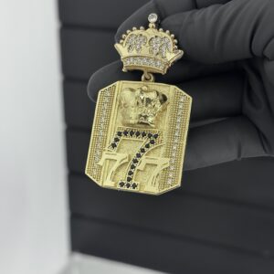 Pingente 777 coroa (G)