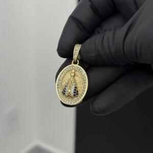 Pingente N.Senhora oval