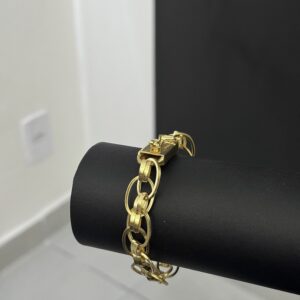 Pulseira Imperador oca - 13mm