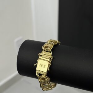 Pulseira Dubai Diamantada - 15mm
