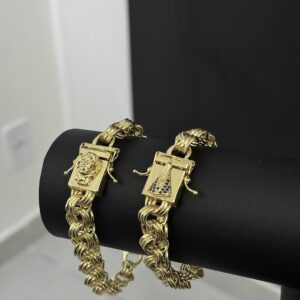 Pulseira Friso ( Santa / Jesus )