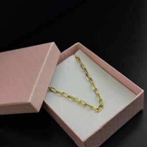 Colar Cart|er Alongado 3mm • Porta Joias “Brinde”