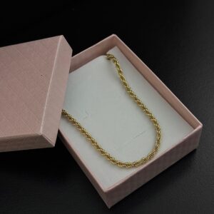 Colar Baiano 3mm • Porta Joias “Brinde”