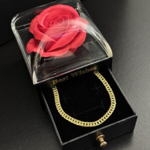 Colar Grumet 3mm + Porta Joia (Rosa