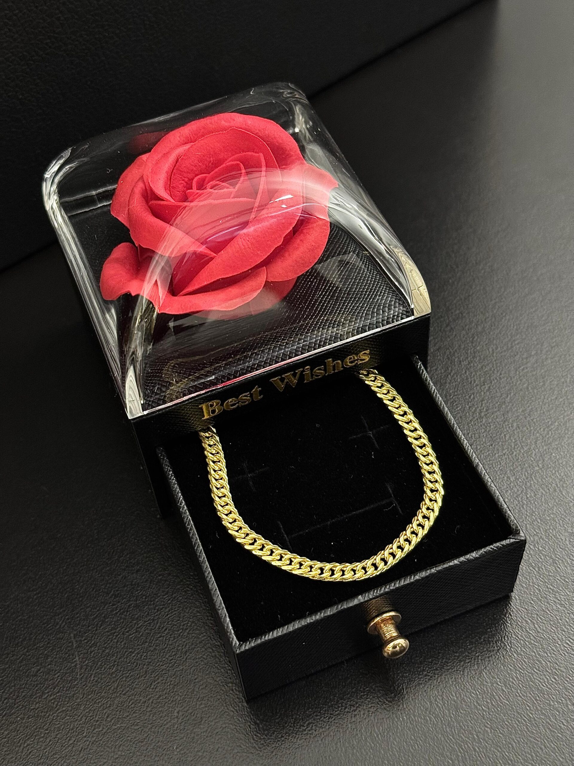 Colar Grumet 3mm + Porta Joia (Rosa